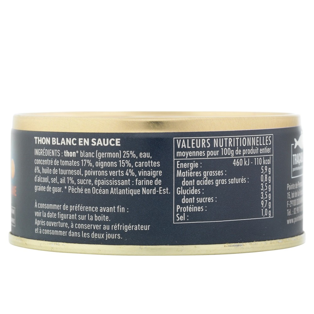 Thon blanc germon à la catalane - le lot de 7 boîtes de 160 g