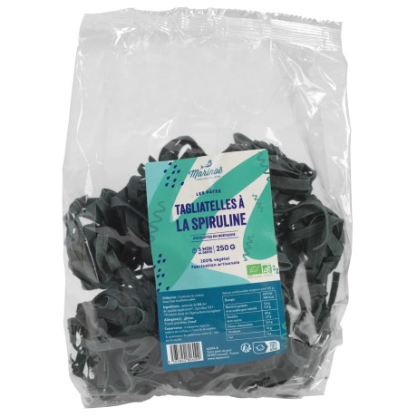 Tagliatelles à la spiruline Marinoé en sachet | Pointe de Penmarc'h
