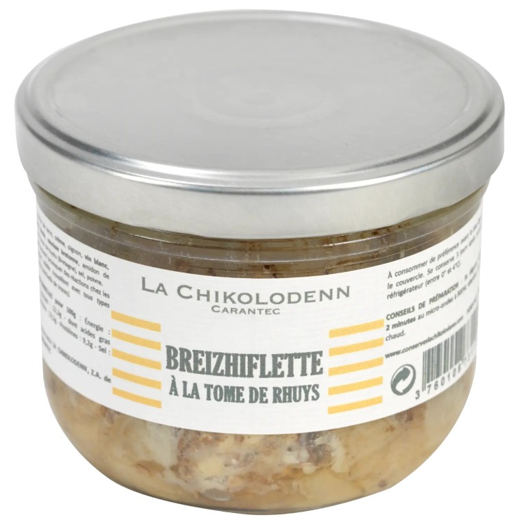 Breizhiflette à la Tome de Rhuys en bocal | Pointe de Penmarc'h