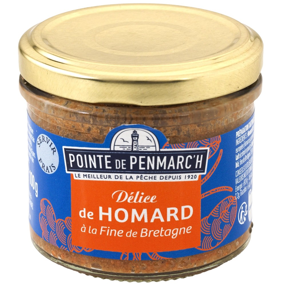 Coffret 4 rillettes bretonnes en verrine, Saint-Jacques, sardines, maquereau et homard | Pointe de Penmarc'h