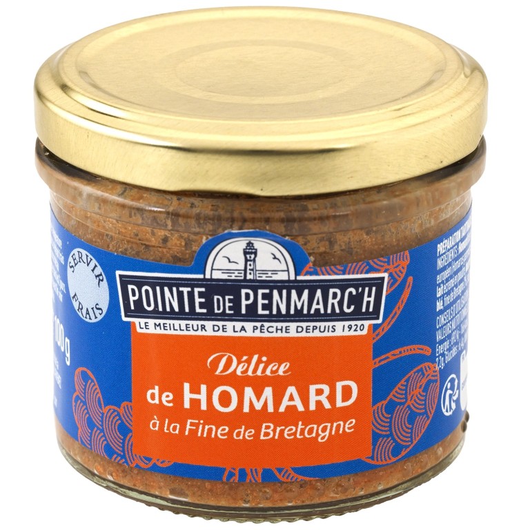 Coffret 4 rillettes bretonnes en verrine, Saint-Jacques, sardines, maquereau et homard | Pointe de Penmarc'h