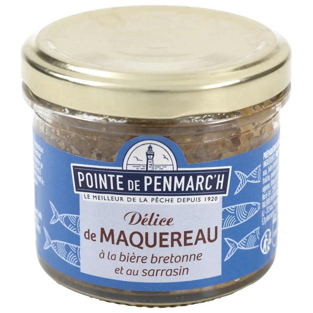 Coffret 4 rillettes bretonnes en verrine, Saint-Jacques, sardines, maquereau et homard | Pointe de Penmarc'h