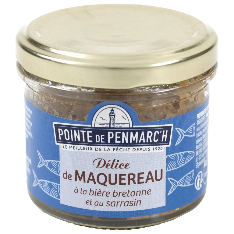 Coffret 4 rillettes bretonnes en verrine, Saint-Jacques, sardines, maquereau et homard | Pointe de Penmarc'h