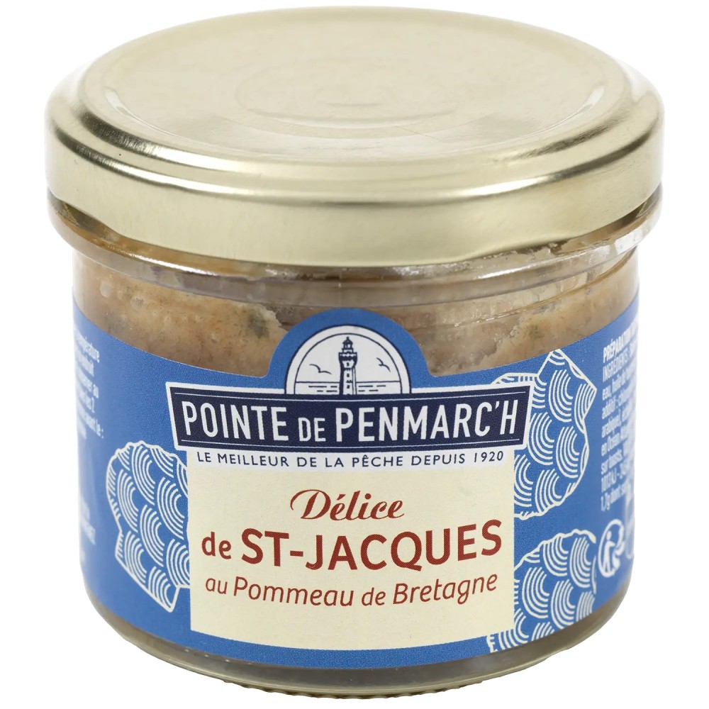 Coffret 4 rillettes bretonnes en verrine, Saint-Jacques, sardines, maquereau et homard | Pointe de Penmarc'h