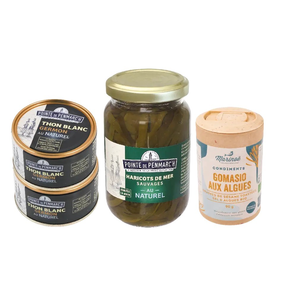 Kit salade de thon haricots de mer et gomasio