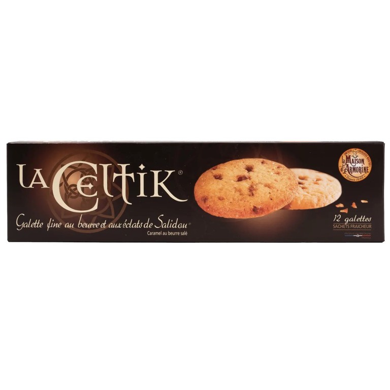Galettes fines éclats caramels celtik - l'étui de 90g