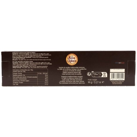 Galettes fines éclats caramels celtik - l'étui de 90g