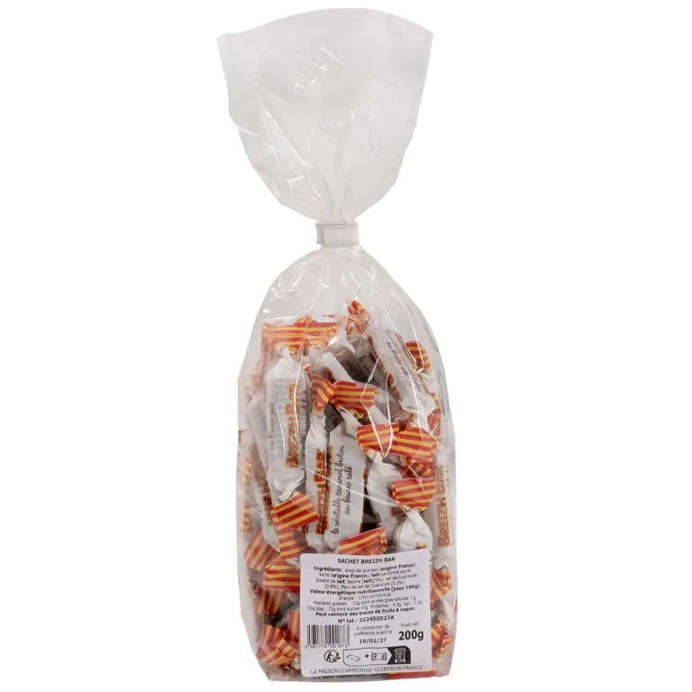 Caramels Breizh Bar - le sachet de 200 g