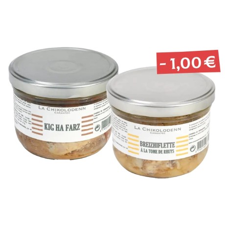 Duo de Kig Ha Farz et Breizhiflette à la tome de Rhuy