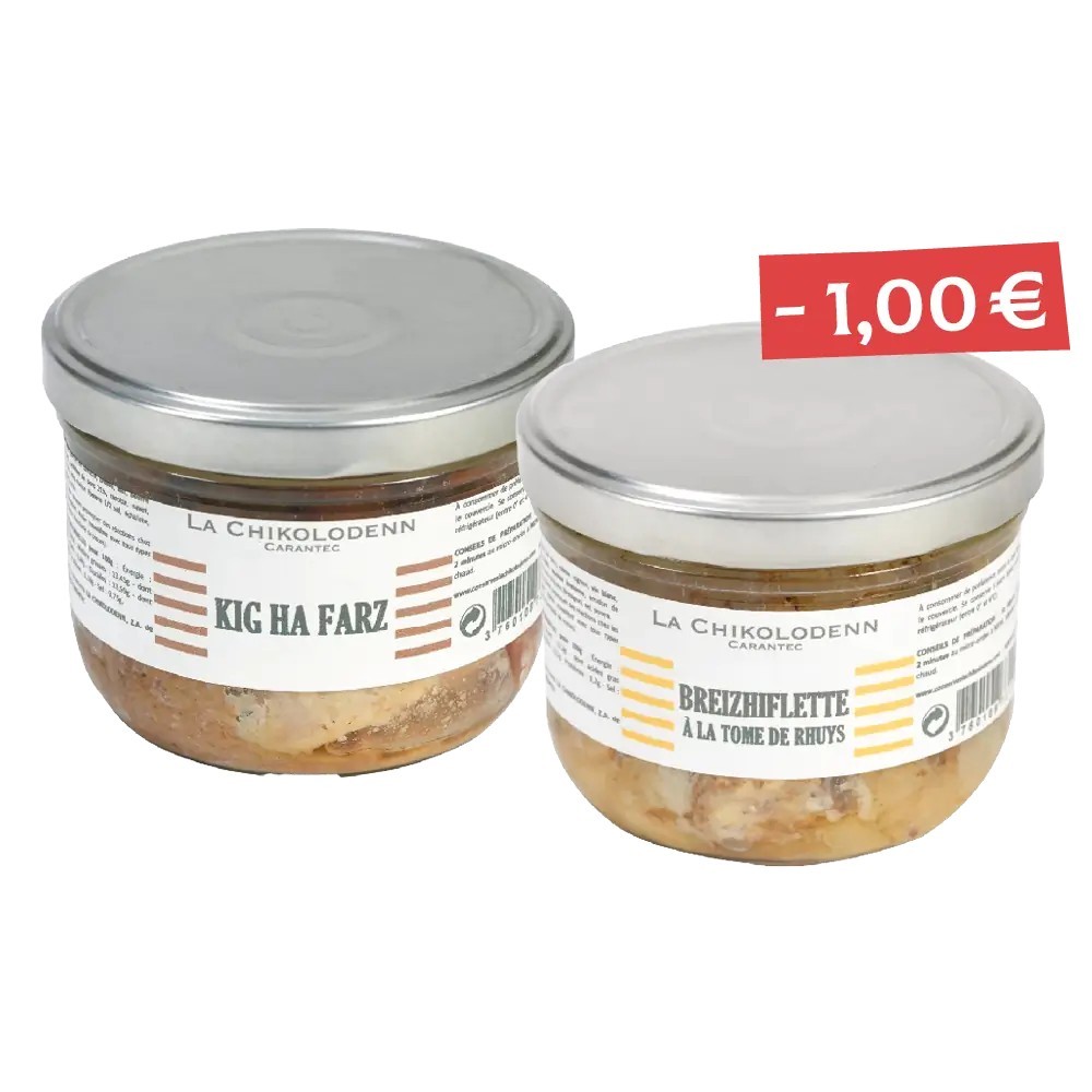 Duo de Kig Ha Farz et Breizhiflette à la tome de Rhuy