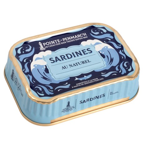 Sardines au naturel en boîte de conserve | Pointe de Penmarc'h