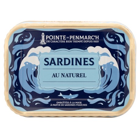 Sardines au naturel en boîte de conserve | Pointe de Penmarc'h