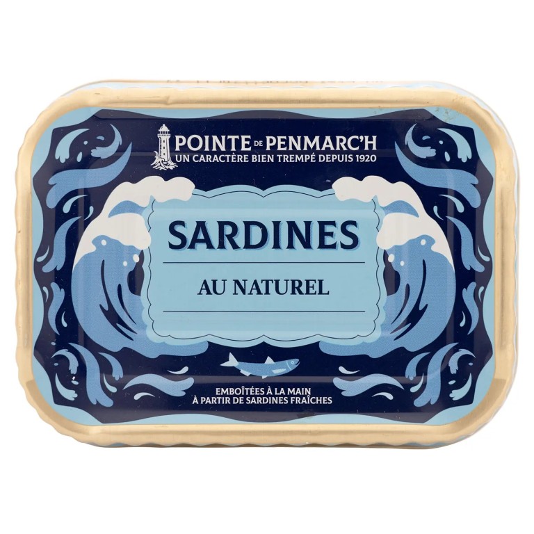 Sardines au naturel en boîte de conserve | Pointe de Penmarc'h