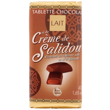 Mini tablette chocolat au lait au Salidou 47 g, Maison d’Armorine | Pointe de Penmarc'h