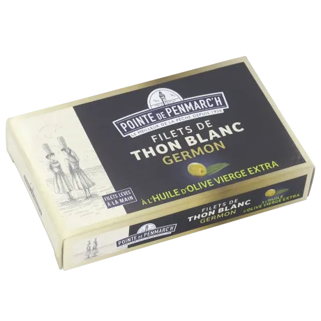 Filets de thon blanc germon à l'huile d'olive vierge extra  | Pointe de Penmarc'h