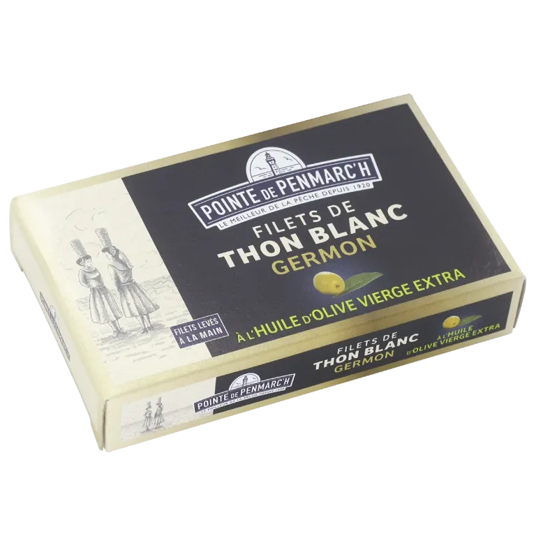 Filets de thon blanc germon à l'huile d'olive vierge extra  | Pointe de Penmarc'h