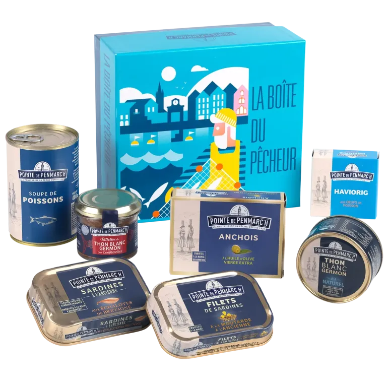 La boîte du marin pêcheur - assortiment de 7 produits  | Pointe de Penmarc'h