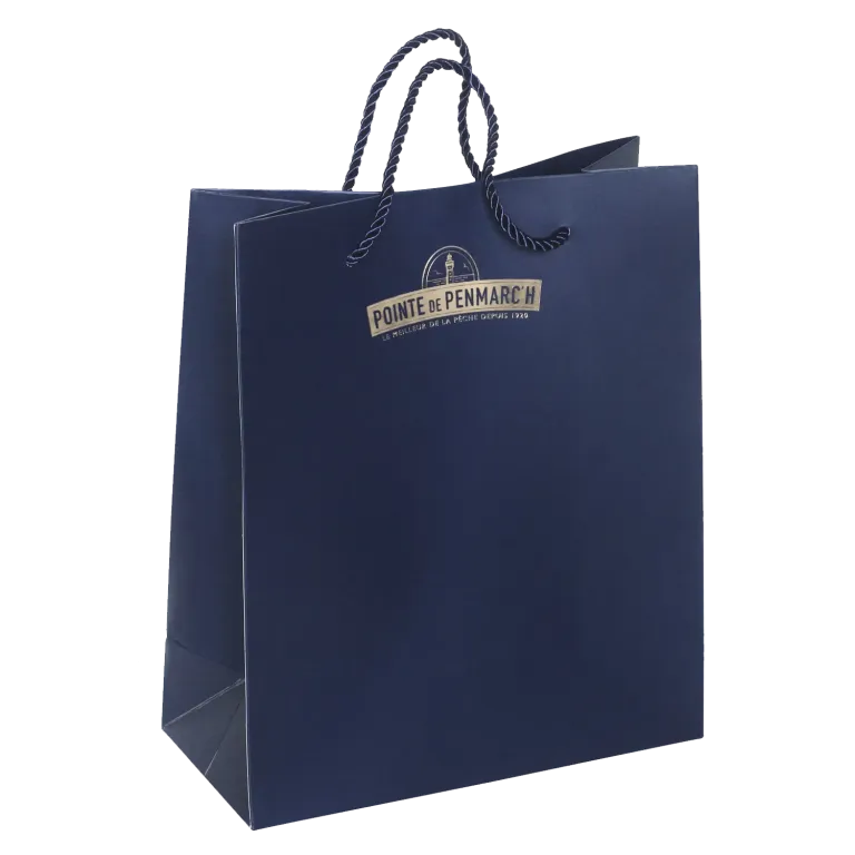 Sac cordelette Pointe de Penmarc’h - Cadeau élégant et personnalisable | Pointe de Penmarc'h