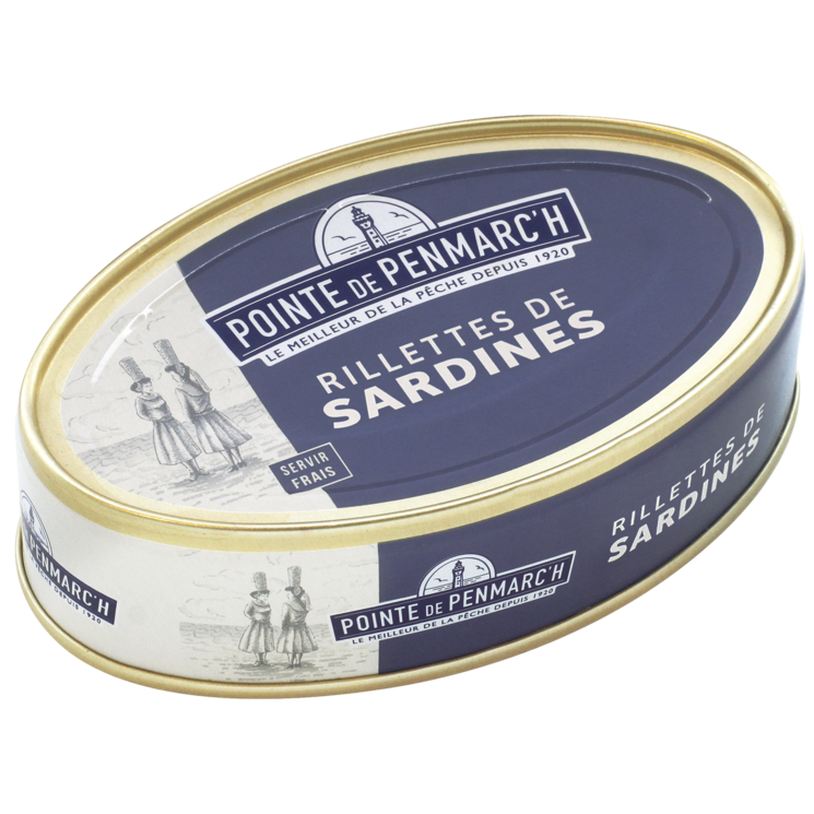 Rillettes de sardines - la boîte de 115 g