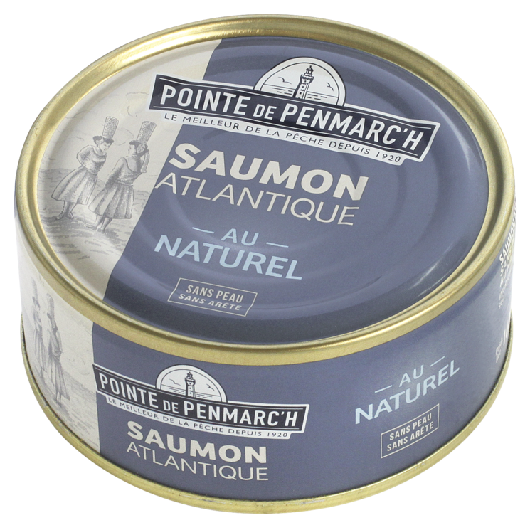 Saumon Atlantique au naturel - la boîte de 160 g