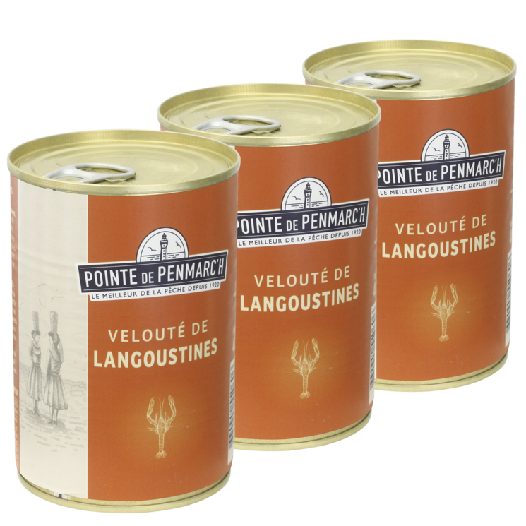Velouté de langoustines - le lot de 3 boîtes de 400 g
