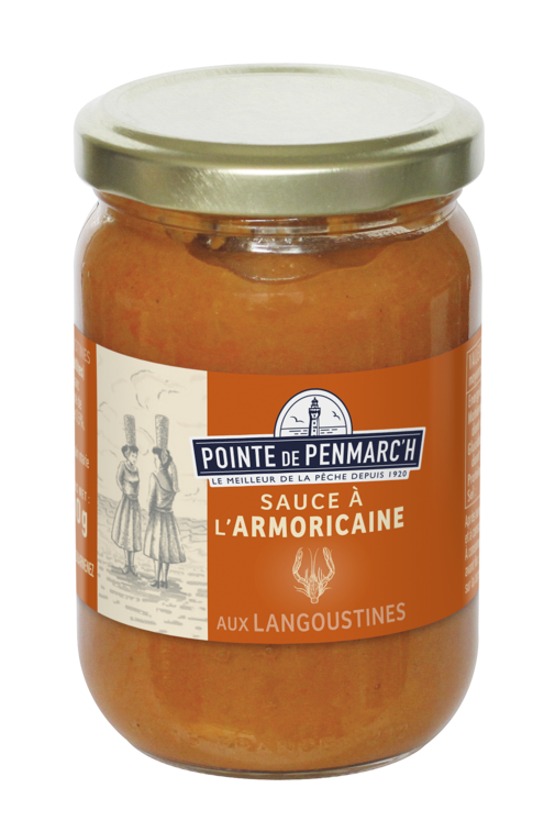 Sauce armoricaine aux langoustines