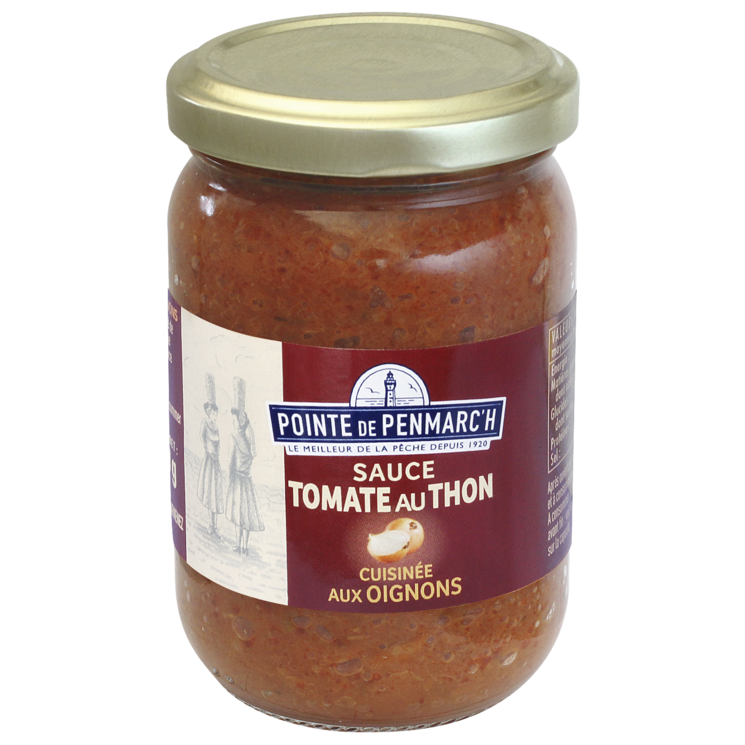 Sauce tomate au thon cuisinée aux oignons