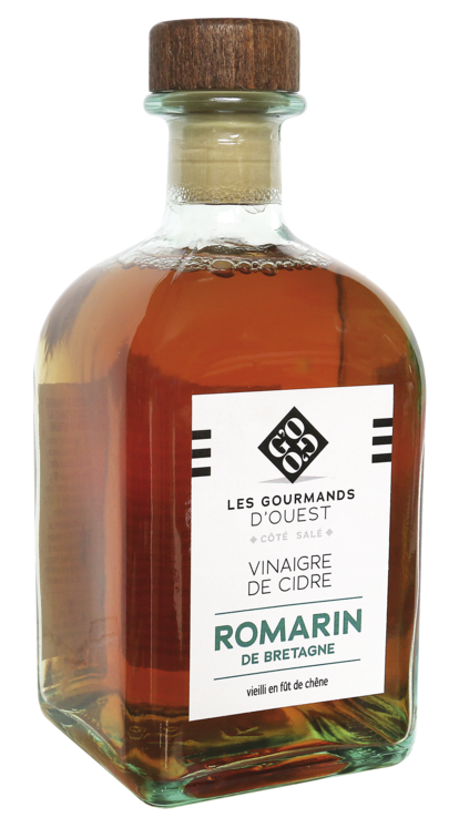 Vinaigre de cidre au romarin de Bretagne - la bouteille de 250 ml