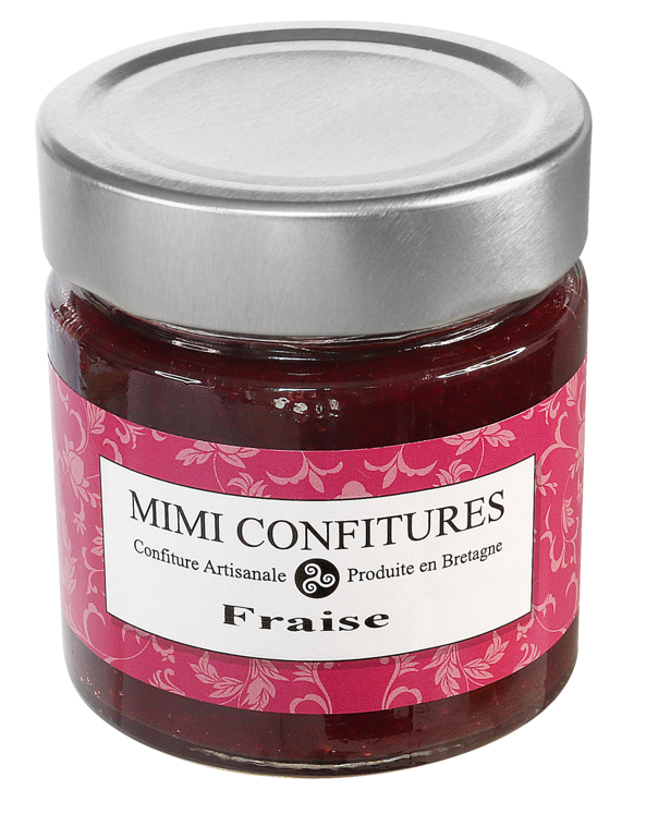Confiture de fraise Mimi confitures - le bocal de 250 g