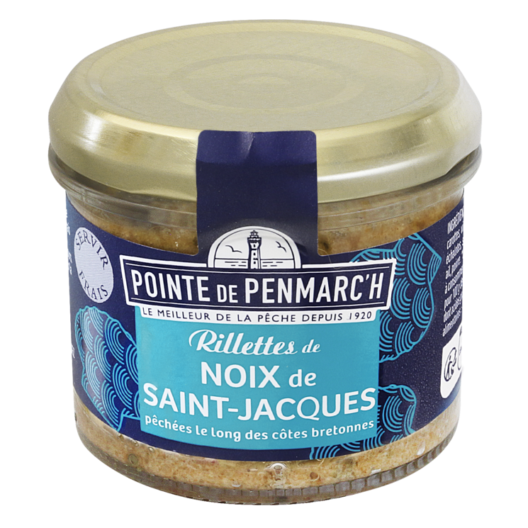 Rillettes de noix Saint-Jacques - la verrine de 100 g
