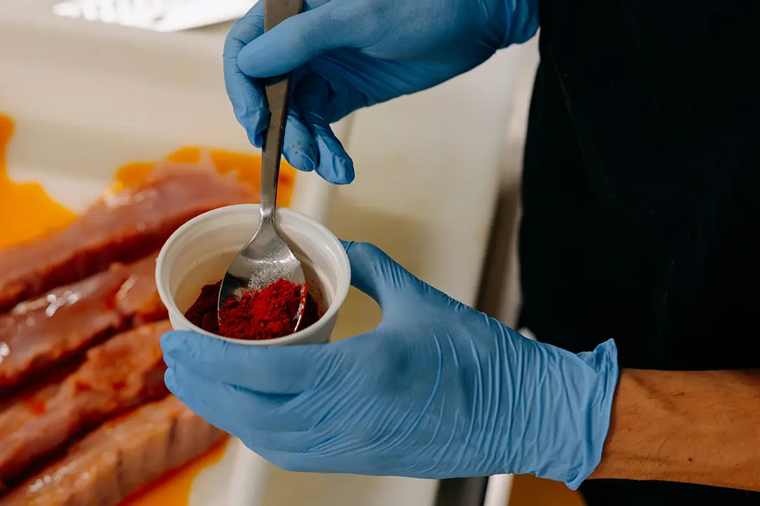 En cuisine au sein du service R&D Pointe de Penmarc'h