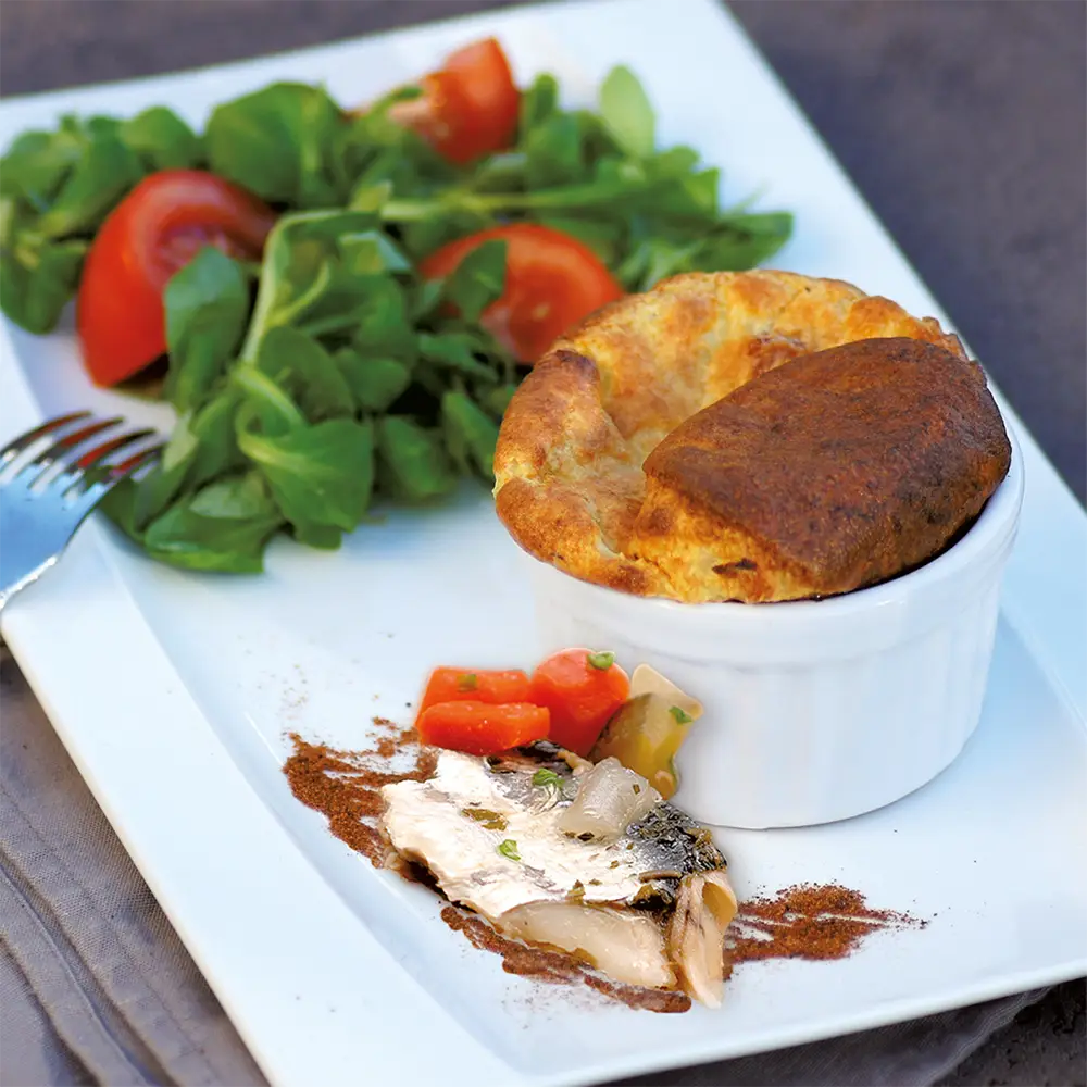 Soufflés aux sardines