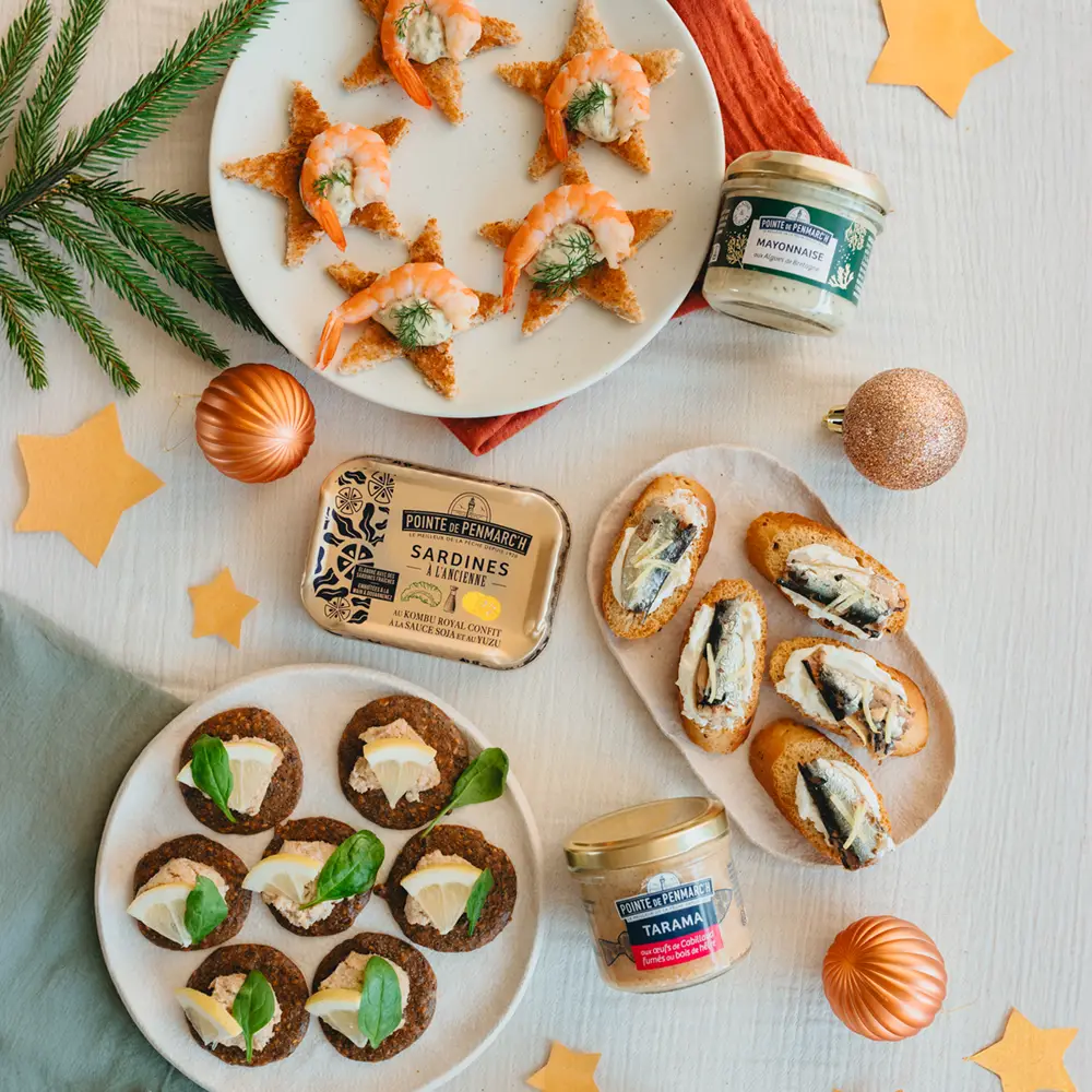 Toasts pour apéritif de fêtes