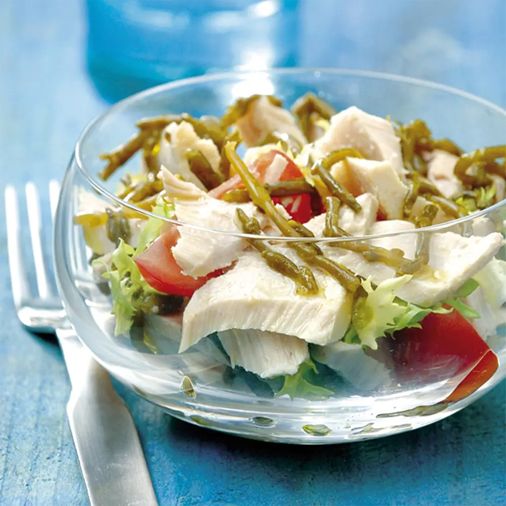 Salade de thon blanc aux salicornes