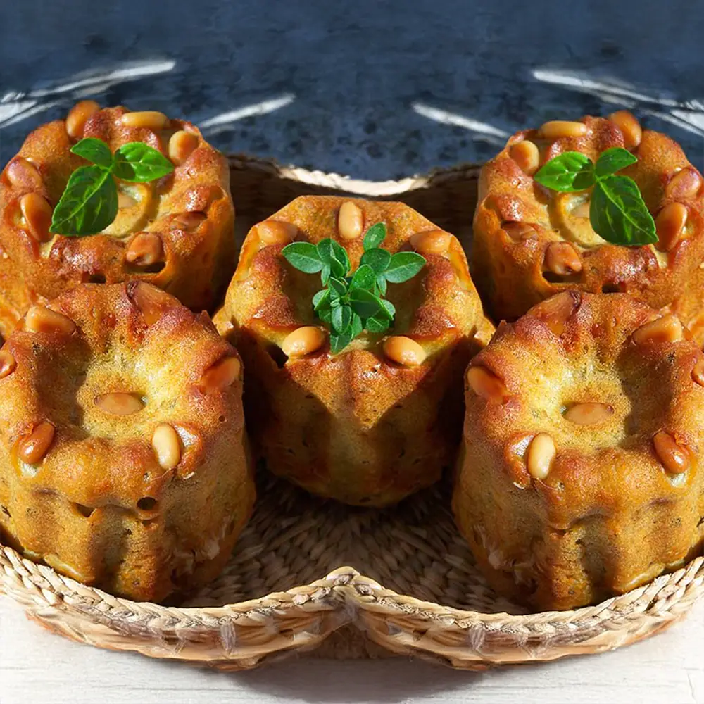 Mini cannelés apéro à la sardine
