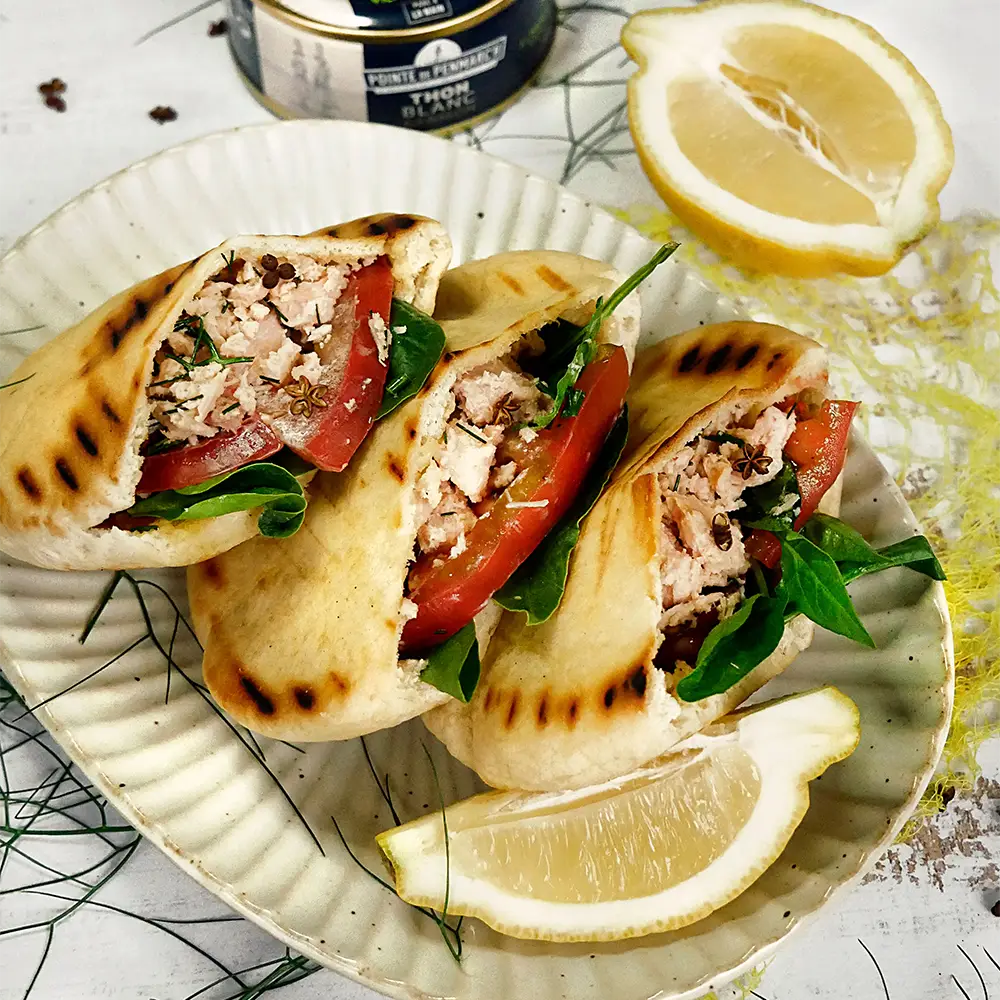 Panini au thon blanc et à l’aneth
